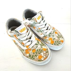 Vans Old School Laced Shoes Citrus For Girls SIZE 12